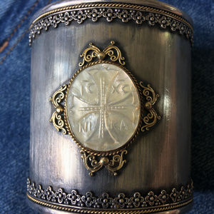 Konstantino Athena Cuff Sterling Silver 18k Gold